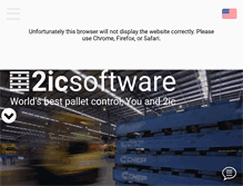 Tablet Screenshot of 2icsoftware.com